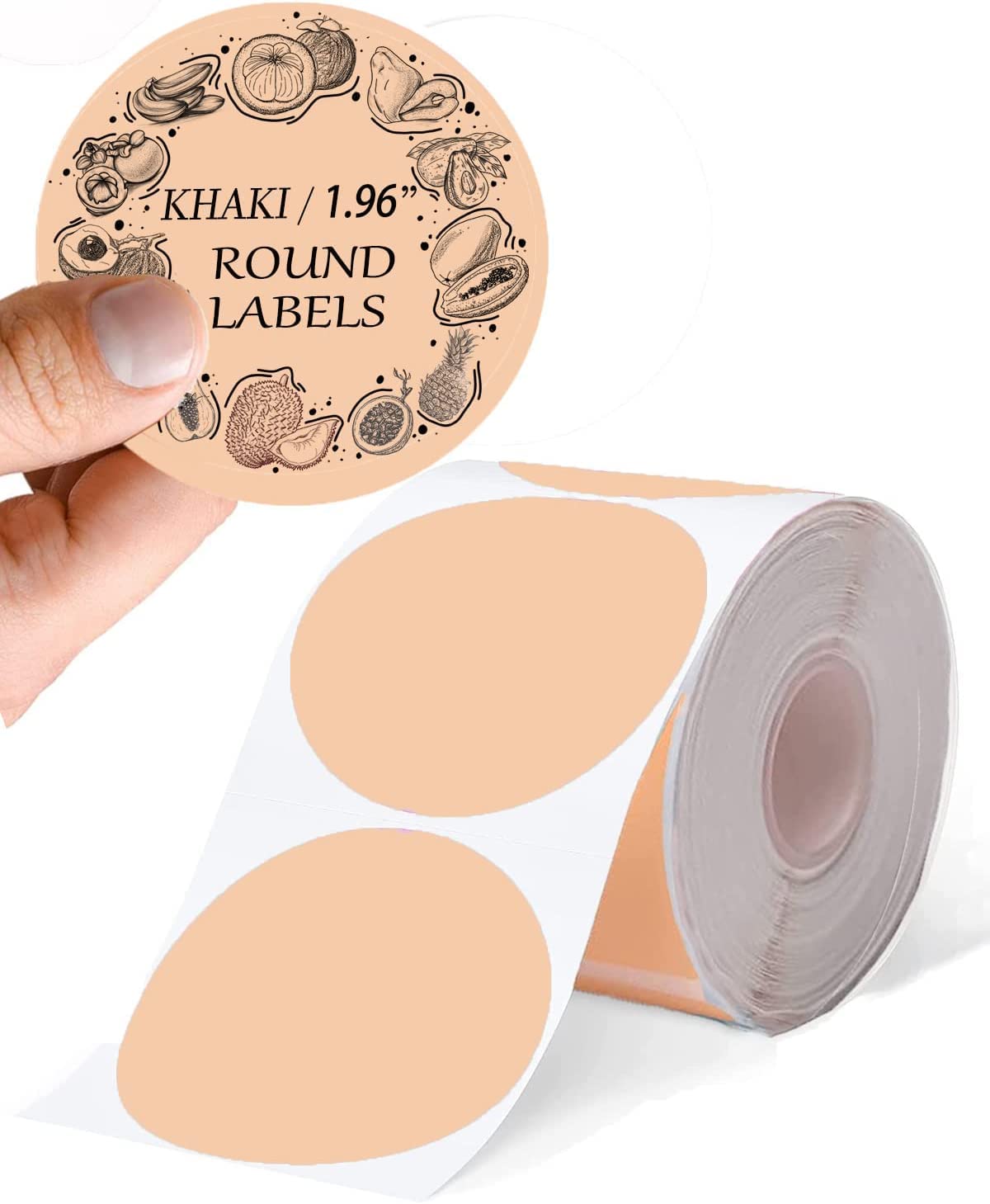 Phomemo M110 Etiketten für M110/M120/M200/M220/M221 – Multifunktions-Thermo-Etiketten 1,96" x 1,96" (50x50 mm) für Barco